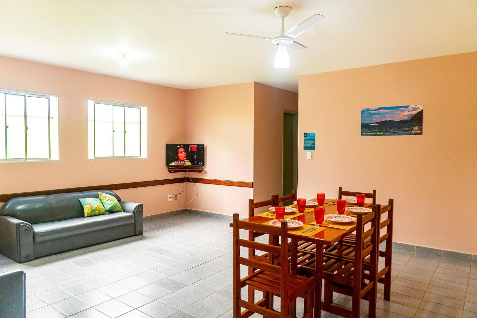 Apartamentos Incriveis Primeira Quadra Mar Wifi Ubatuba Exteriör bild